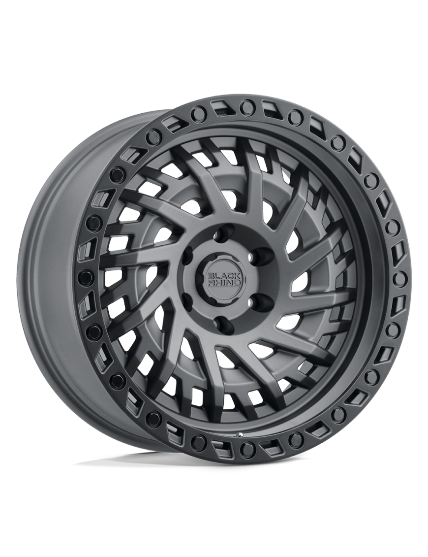 Felga aluminiowa SHREDDER Matte Gunmetal W/ Black Ring BLACK RHINO