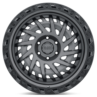 Felga aluminiowa SHREDDER Matte Gunmetal W/ Black Ring BLACK RHINO - ujęcie 2