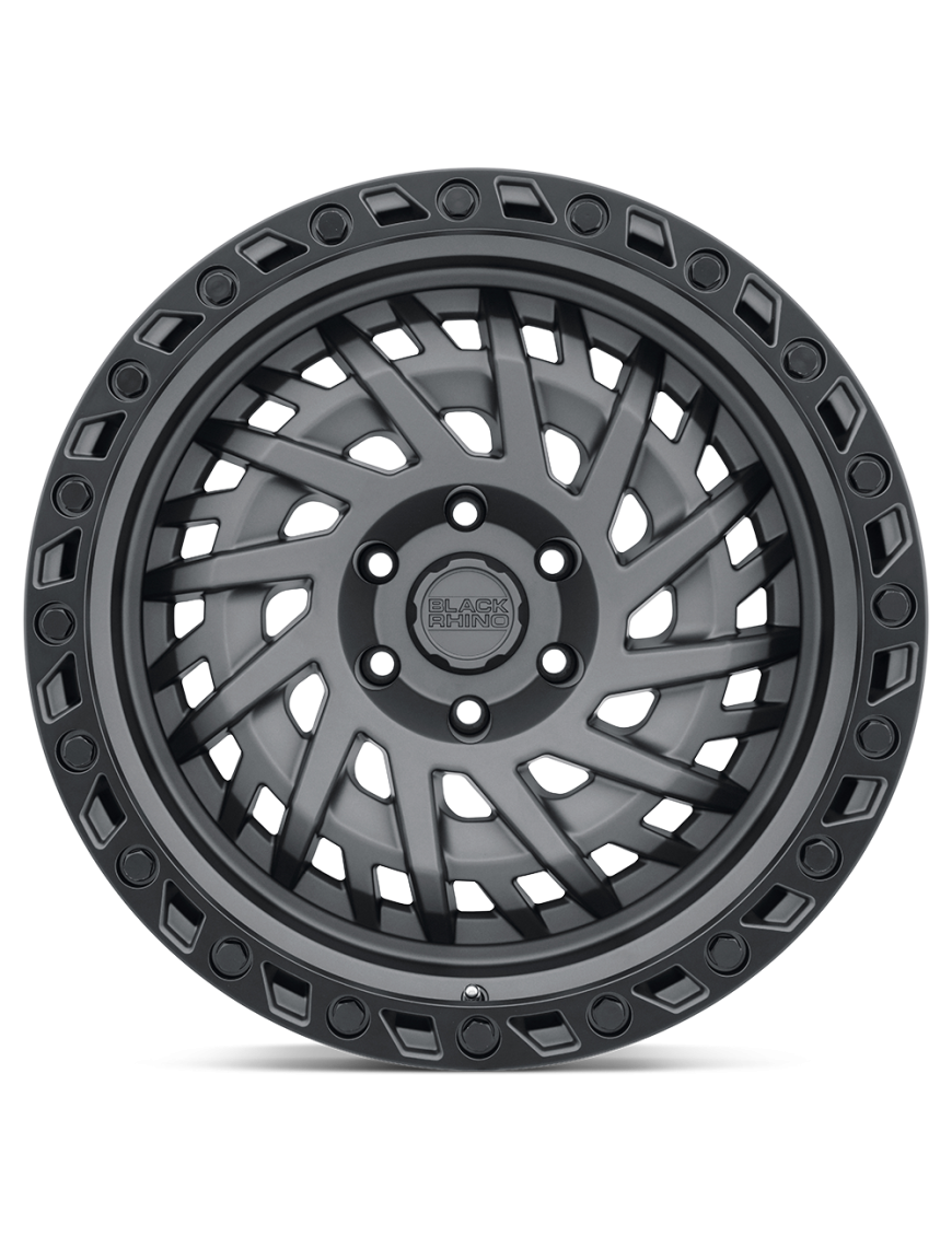Felga aluminiowa SHREDDER Matte Gunmetal W/ Black Ring BLACK RHINO - ujęcie 2