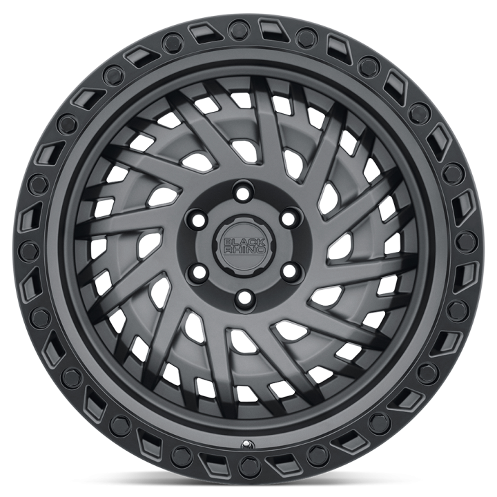 Felga aluminiowa SHREDDER Matte Gunmetal W/ Black Ring BLACK RHINO - ujęcie 2
