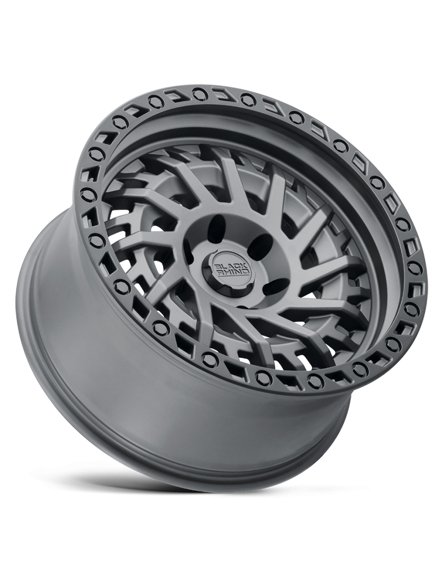 Felga aluminiowa SHREDDER Matte Gunmetal W/ Black Ring BLACK RHINO - ujęcie 3
