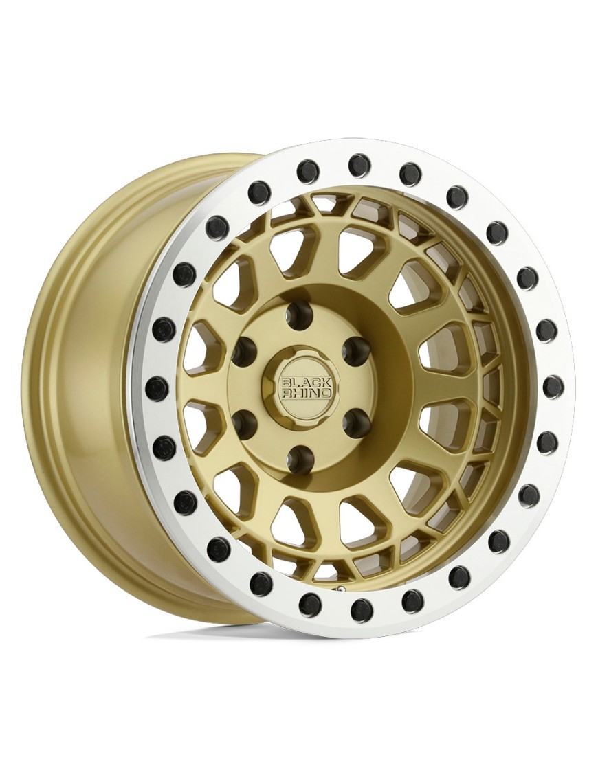 Felga aluminiowa PRIMM BEADLOCK Matte Gold With Machined Ring BLACK RHINO