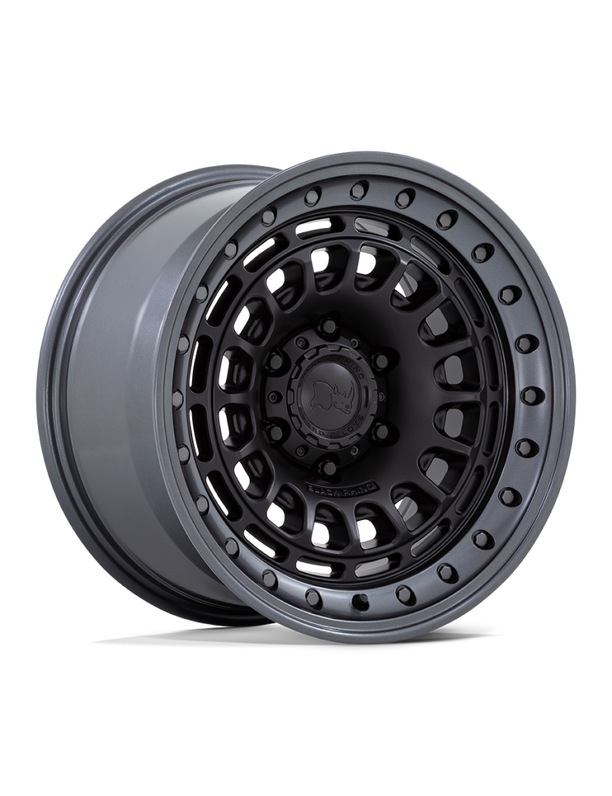 Felga aluminiowa BR014 SAHARA Matte Black W/ Gunmetal Lip BLACK RHINO