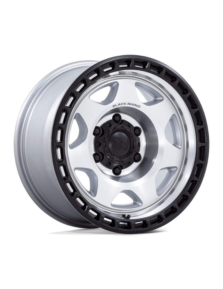 Felga aluminiowa BR018 VOYAGER Silver Machined W/ M-black Lip BLACK RHINO