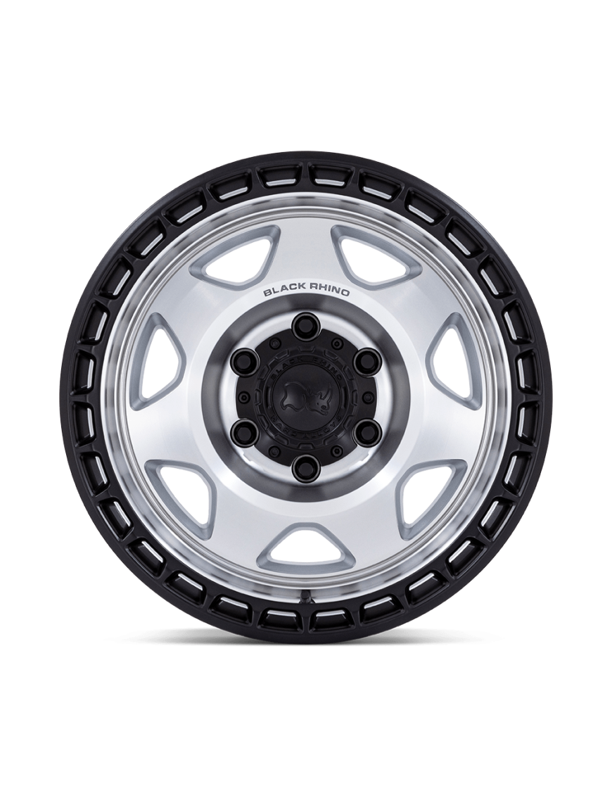 Felga aluminiowa BR018 VOYAGER Silver Machined W/ M-black Lip BLACK RHINO