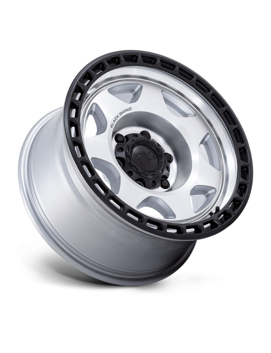 Felga aluminiowa BR018 VOYAGER Silver Machined W/ M-black Lip BLACK RHINO