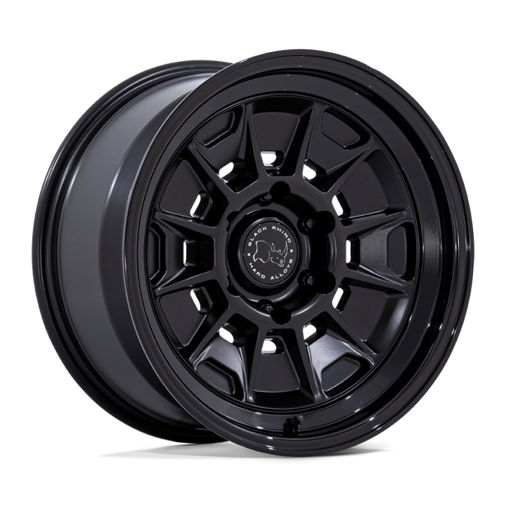 Felga aluminiowa BR021 MONDO Matte Black W/ Gloss Black Lip BLACK RHINO