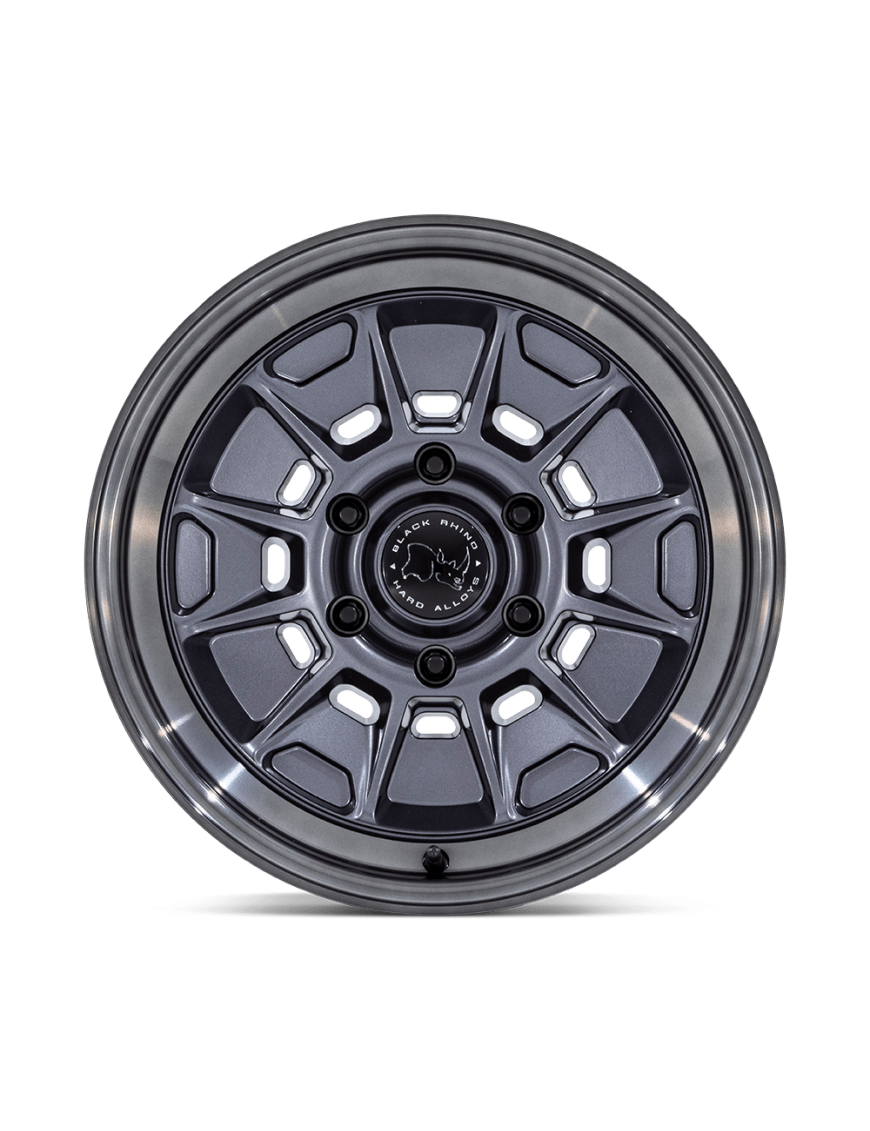 Felga aluminiowa BR021 MONDO Matte Gunmetal W/ Gloss Gray Lip BLACK RHINO - ujęcie 2
