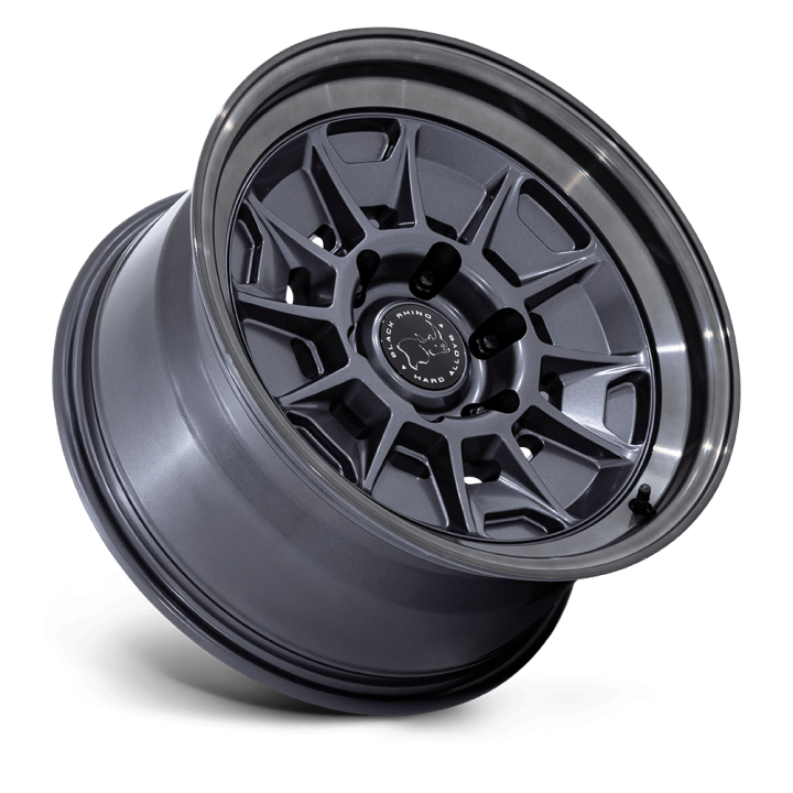 Felga aluminiowa BR021 MONDO Matte Gunmetal W/ Gloss Gray Lip BLACK RHINO - ujęcie 3