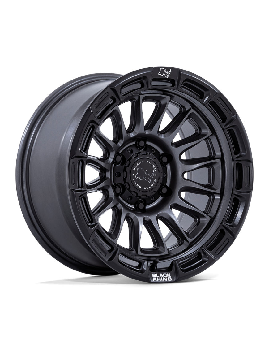 Felga aluminiowa BR025 RIVAL Matte Gunmetal W/ Matte Black Lip BLACK RHINO