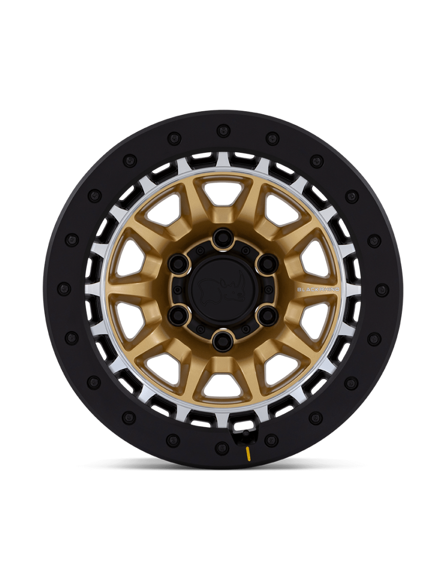Felga aluminiowa BR016 TUSK Matte Gold Machined Ring W/ Black Rock Guard BLACK RHINO - ujęcie 2