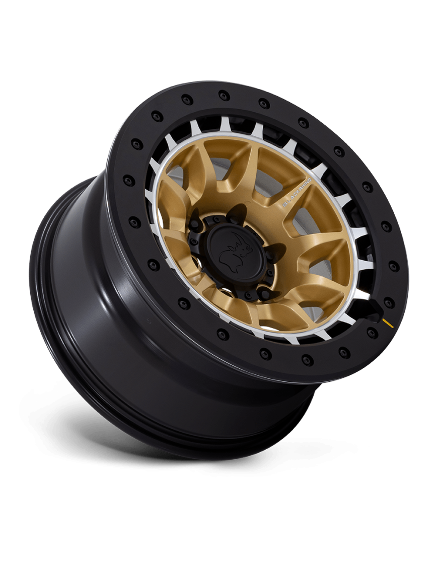 Felga aluminiowa BR016 TUSK Matte Gold Machined Ring W/ Black Rock Guard BLACK RHINO - ujęcie 3