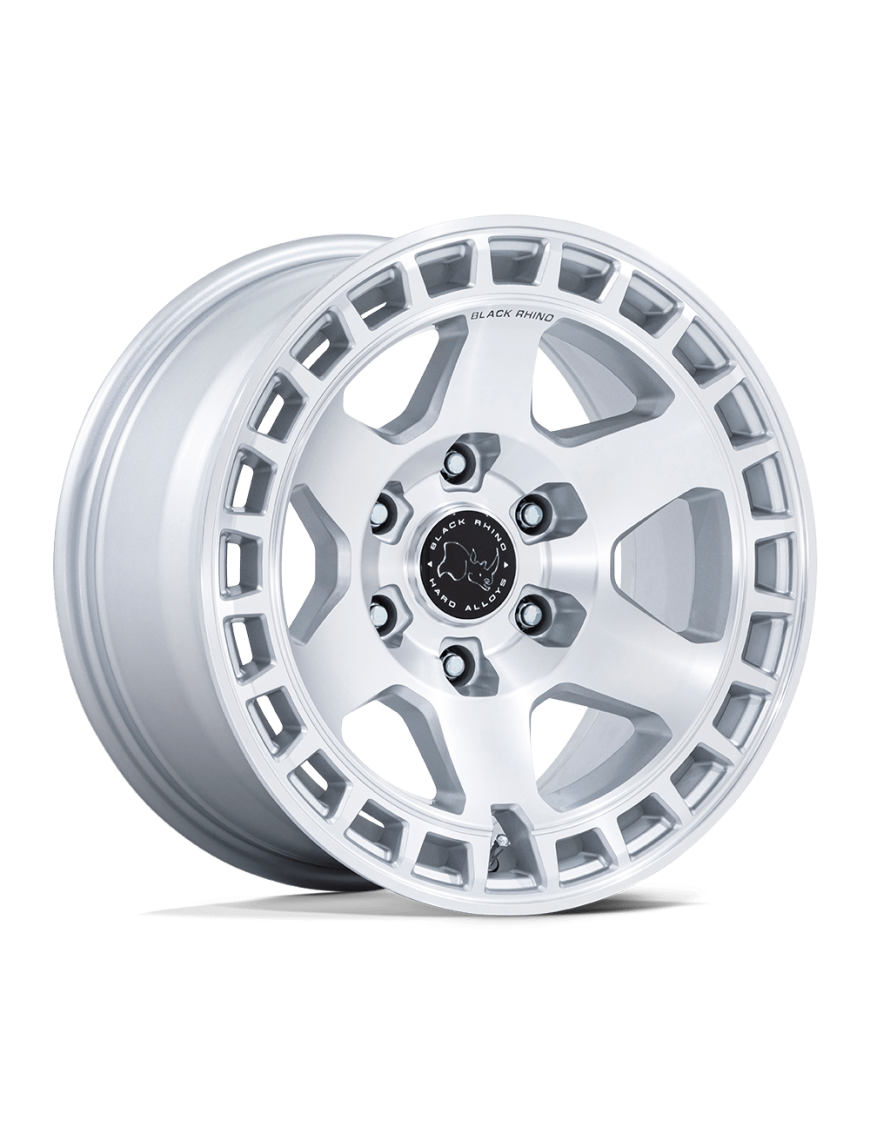 Felga aluminiowa BR022 BAHARI Gloss Silver W/ Machined Face BLACK RHINO