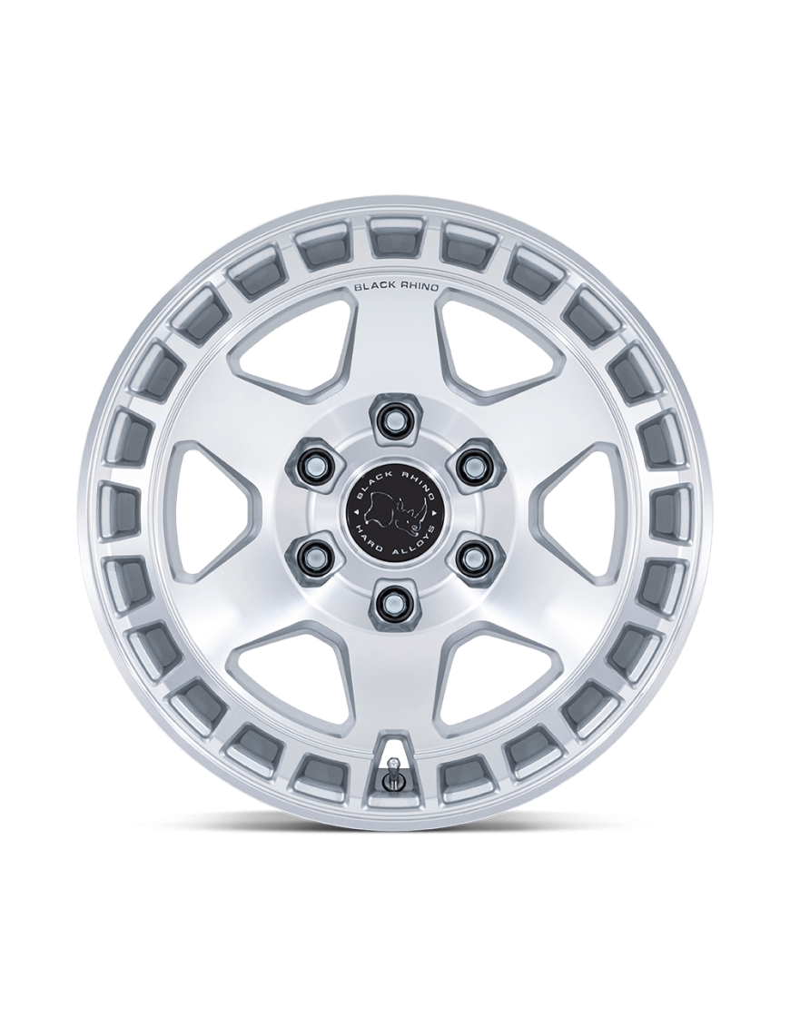 Felga aluminiowa BR022 BAHARI Gloss Silver W/ Machined Face BLACK RHINO