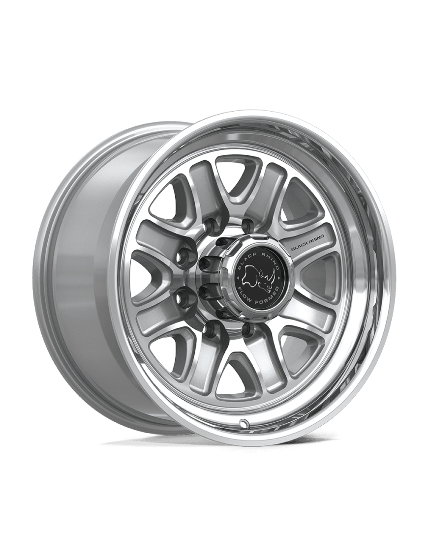 Felga aluminiowa BR032 ECHO Gloss Silver W/ Machined Face BLACK RHINO