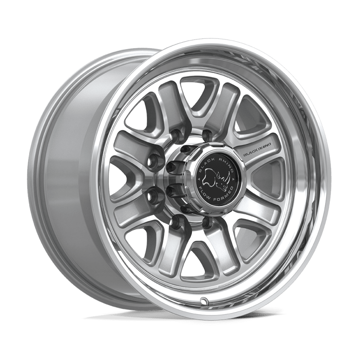 Felga aluminiowa BR032 ECHO Gloss Silver W/ Machined Face BLACK RHINO