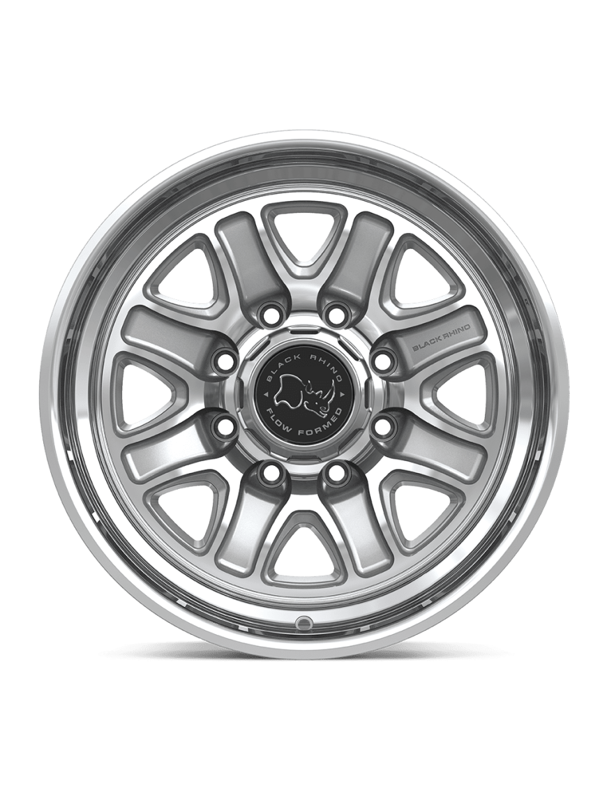 Felga aluminiowa BR032 ECHO Gloss Silver W/ Machined Face BLACK RHINO - ujęcie 3