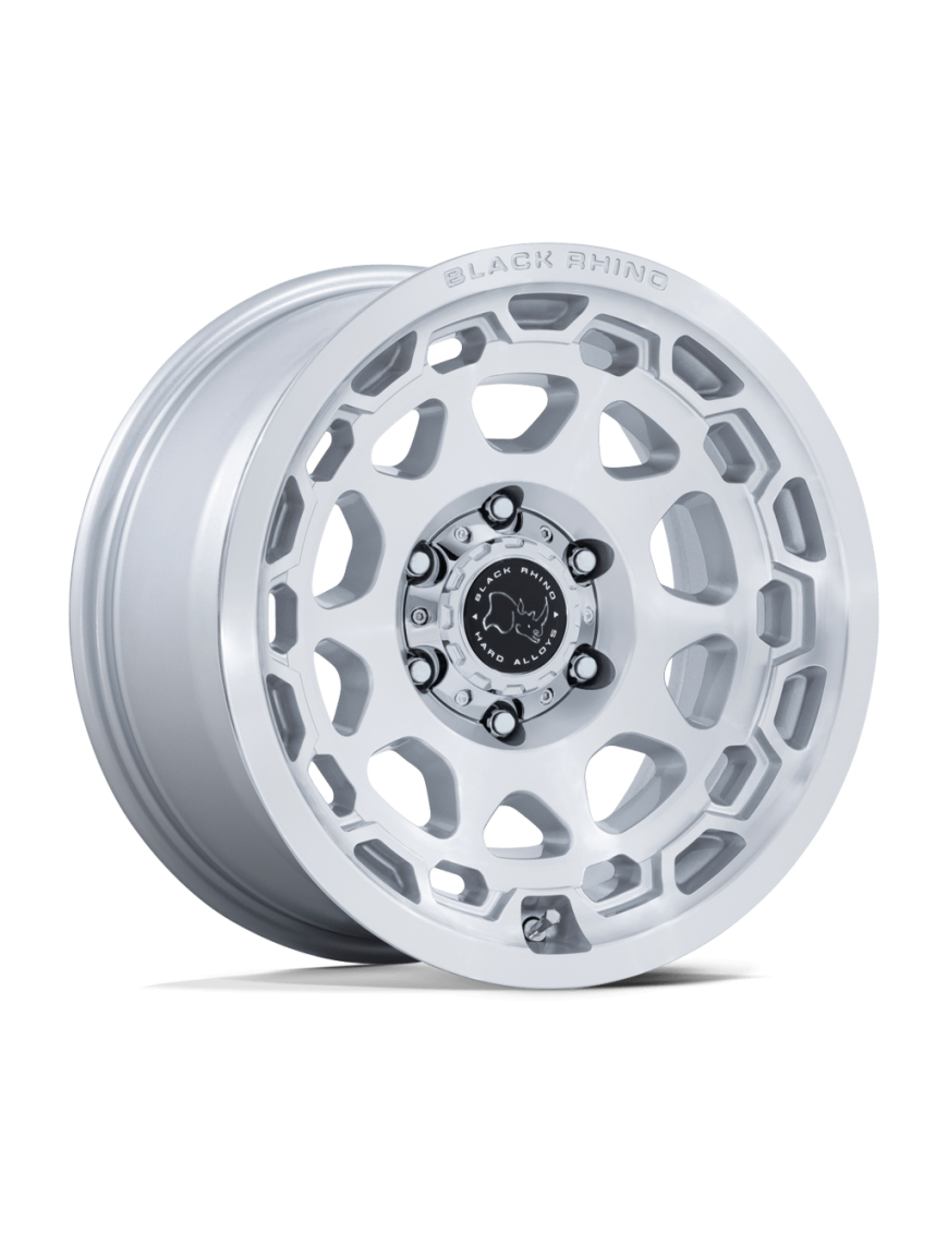 Felga aluminiowa BR026 CONGO Gloss Silver W/ Machined Face BLACK RHINO