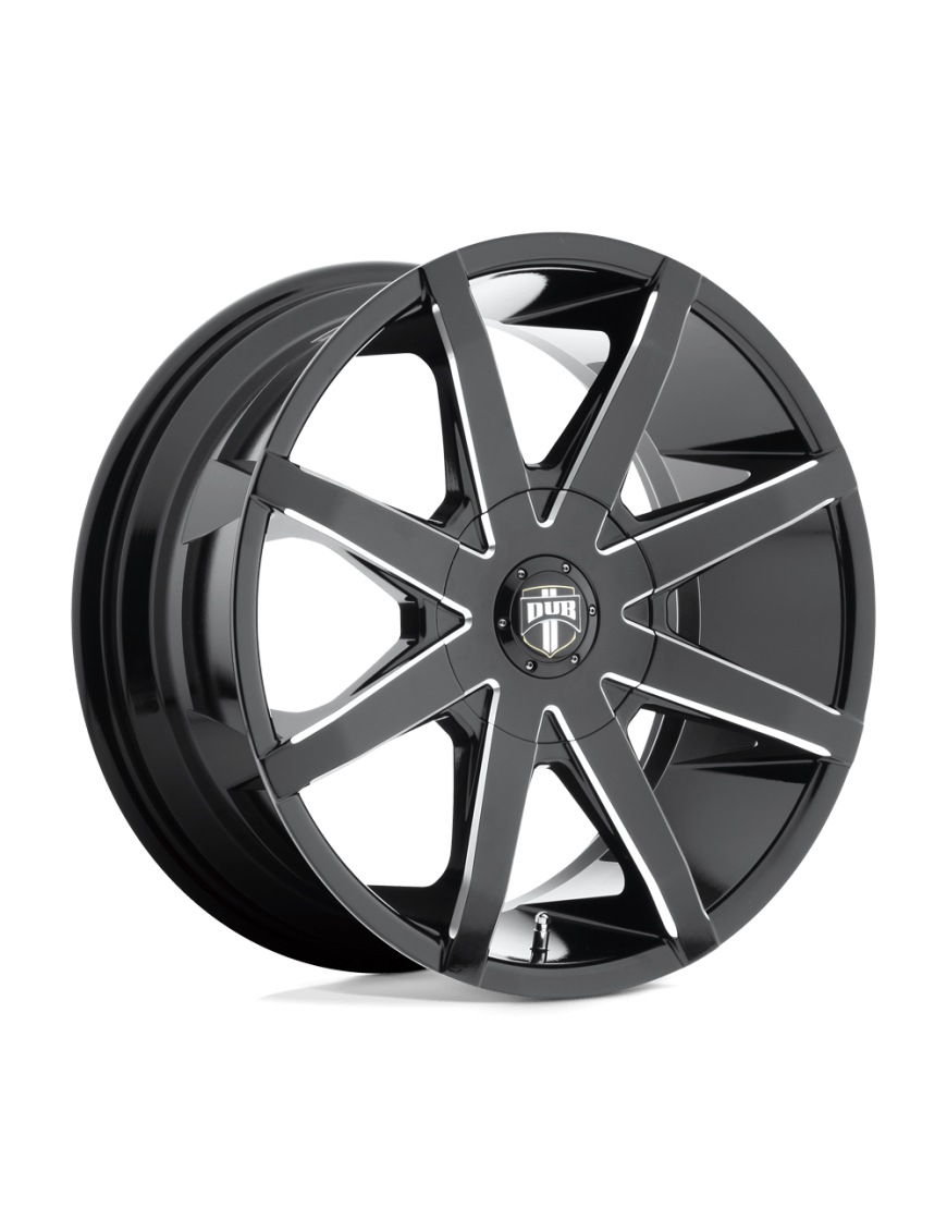 Felga aluminiowa S109 PUSH Gloss Black Milled DUB