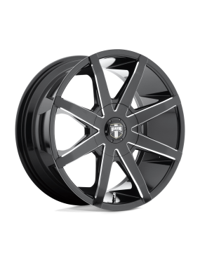 Felga aluminiowa S109 PUSH Gloss Black Milled DUB