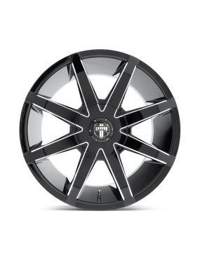 Felga aluminiowa S109 PUSH Gloss Black Milled DUB - ujęcie 3