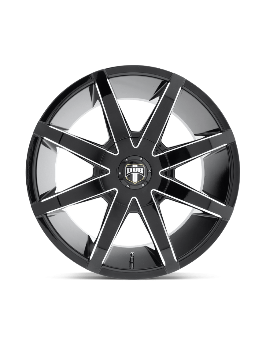 Felga aluminiowa S109 PUSH Gloss Black Milled DUB - ujęcie 3