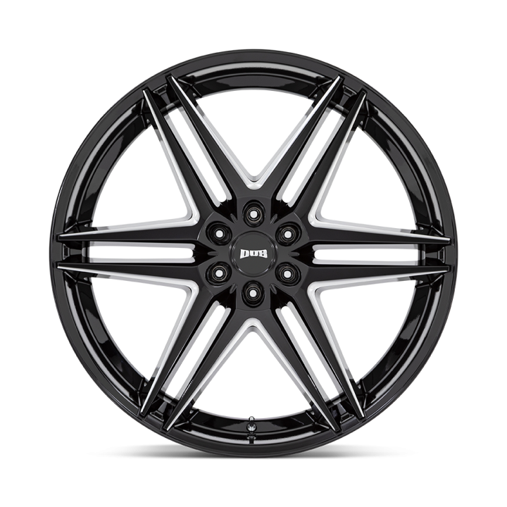 Felga aluminiowa S267 DIRTY DOG Glossy Black Milled DUB - ujęcie 2