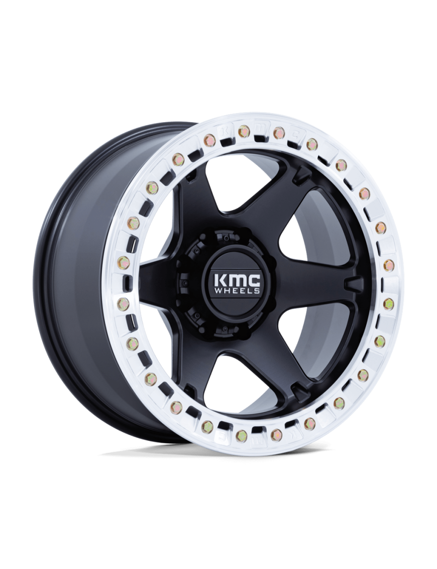 Felga aluminiowa KM238 VI BEADLOCK Satin Black W/ Machined Ring KMC