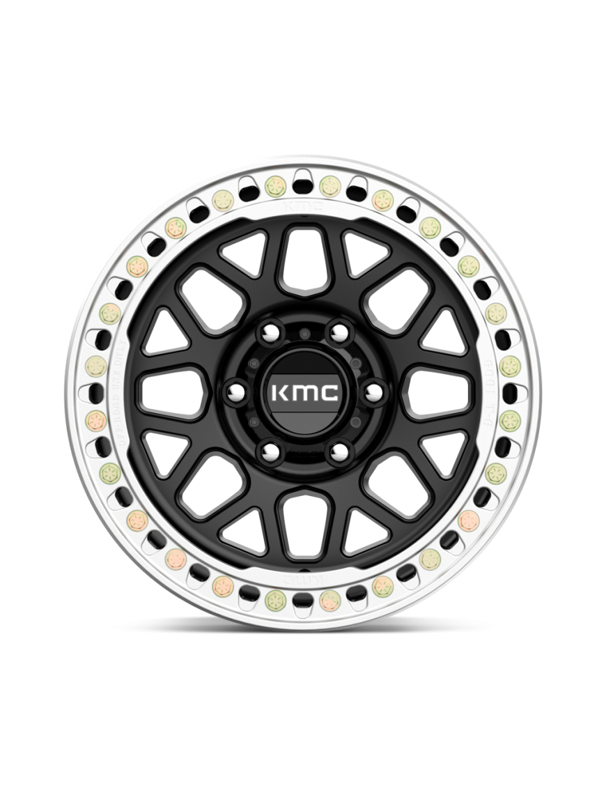 Felga aluminiowa KM235 GRENADE CRAWL BEADLOCK Satin Black KMC - ujęcie 2