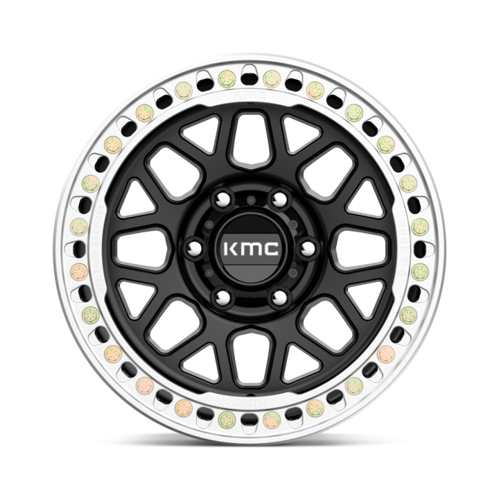 Felga aluminiowa KM235 GRENADE CRAWL BEADLOCK Satin Black KMC - ujęcie 2