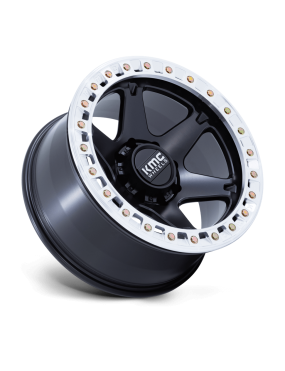 Felga aluminiowa KM238 VI BEADLOCK Satin Black W/ Machined Ring KMC - ujęcie 3