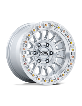Felga aluminiowa KM552 IMS Gloss Silver W/ Machined Face KMC