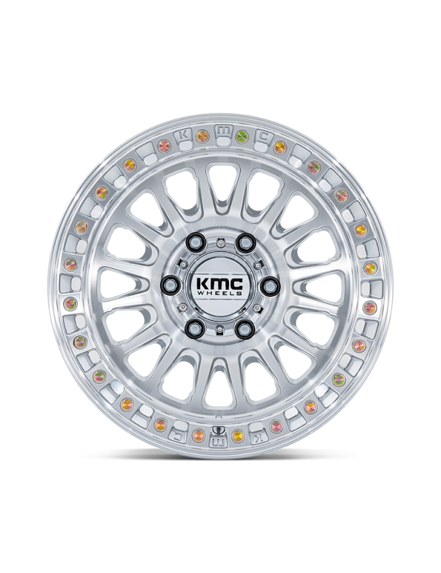 Felga aluminiowa KM552 IMS Gloss Silver W/ Machined Face KMC - ujęcie 2