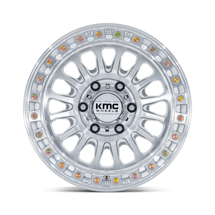 Felga aluminiowa KM552 IMS Gloss Silver W/ Machined Face KMC - ujęcie 2