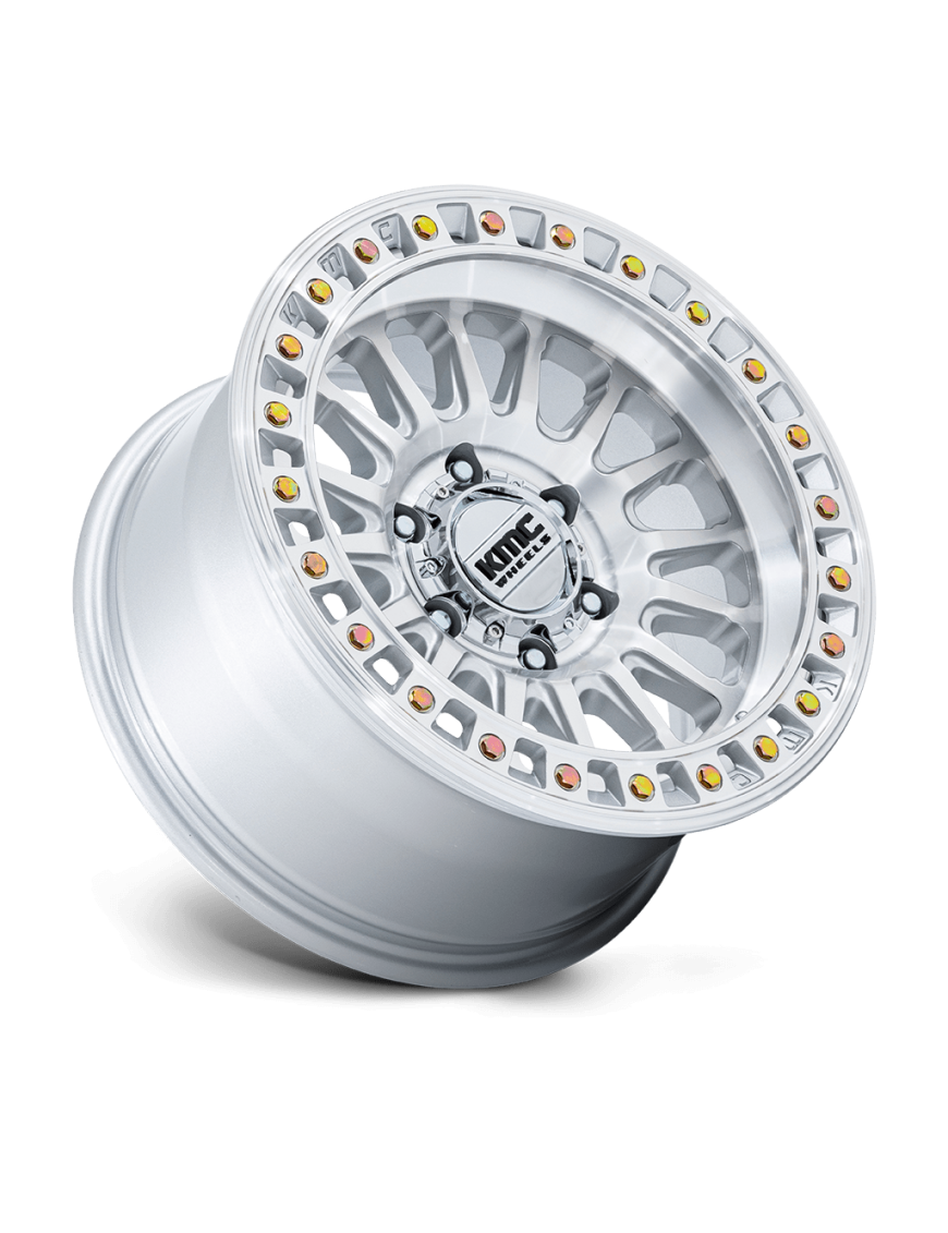 Felga aluminiowa KM552 IMS Gloss Silver W/ Machined Face KMC - ujęcie 3