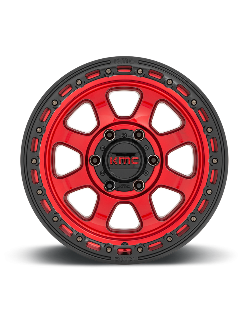 Felga aluminiowa KM548 CHASE Candy Red W/ Black Lip KMC - ujęcie 3