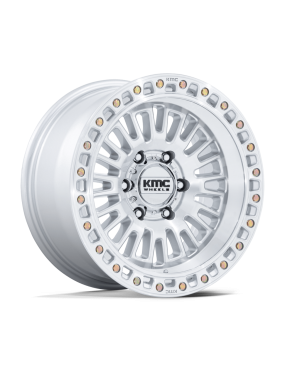 Felga aluminiowa KM554 AZTEC Gloss Silver W/ Machined Face KMC