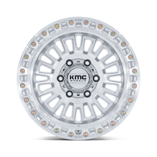 Felga aluminiowa KM554 AZTEC Gloss Silver W/ Machined Face KMC - ujęcie 2