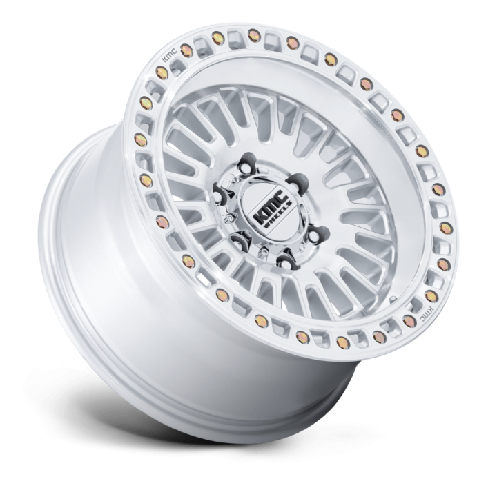 Felga aluminiowa KM554 AZTEC Gloss Silver W/ Machined Face KMC - ujęcie 3