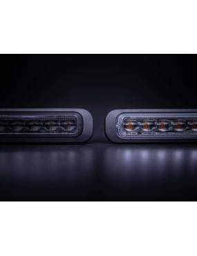Lampa ostrzegawcza Strands Dark Knight 6 LED, klosz przyciemniany