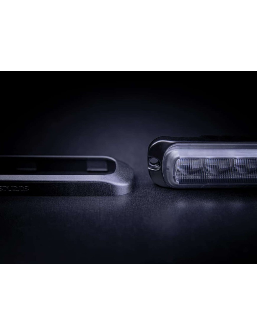 Lampa ostrzegawcza Strands Dark Knight 6 LED, klosz przyciemniany