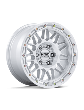 Felga aluminiowa KM555 ATTACK Gloss Silver W/ Machined Face KMC