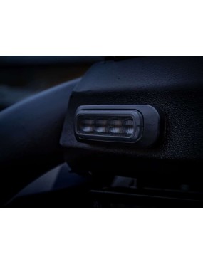 Lampa ostrzegawcza Strands Dark Knight 6 LED, klosz przyciemniany