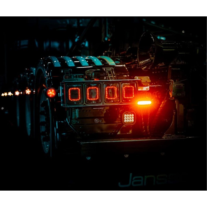 Lampa ostrzegawcza Strands Dark Knight 6 LED, klosz przyciemniany - ujęcie 7