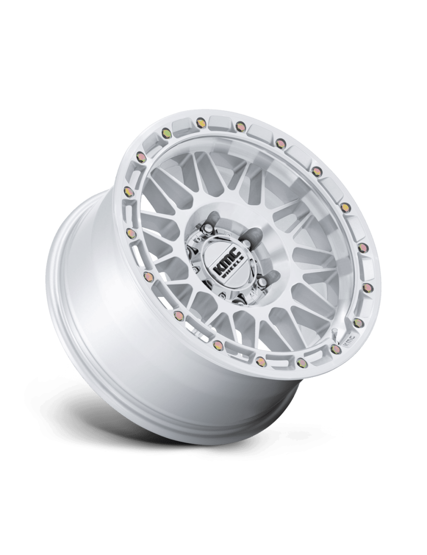 Felga aluminiowa KM555 ATTACK Gloss Silver W/ Machined Face KMC - ujęcie 2