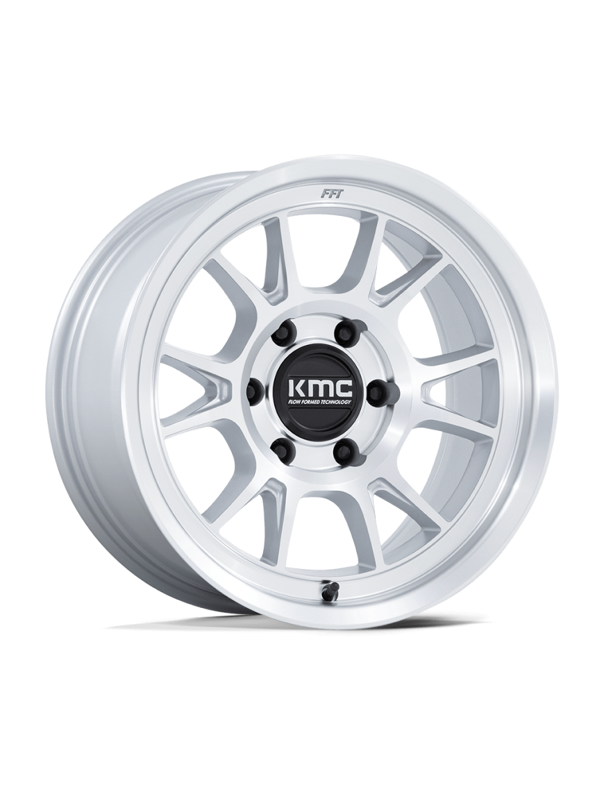 Felga aluminiowa KM729 RANGE Gloss Silver W/ Machined Face KMC