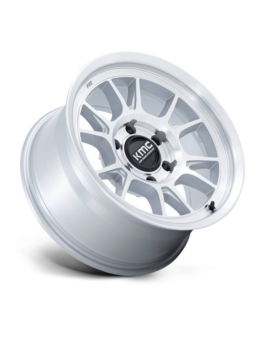 Felga aluminiowa KM729 RANGE Gloss Silver W/ Machined Face KMC - ujęcie 2