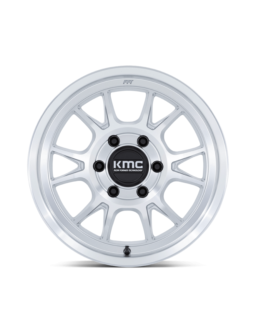 Felga aluminiowa KM729 RANGE Gloss Silver W/ Machined Face KMC - ujęcie 3