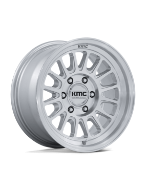 Felga aluminiowa KM733 IMPACT FFT Gloss Silver W/ Machined Face KMC