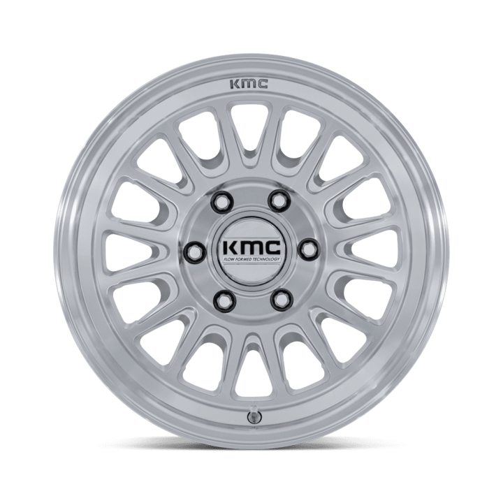 Felga aluminiowa KM733 IMPACT FFT Gloss Silver W/ Machined Face KMC - ujęcie 2